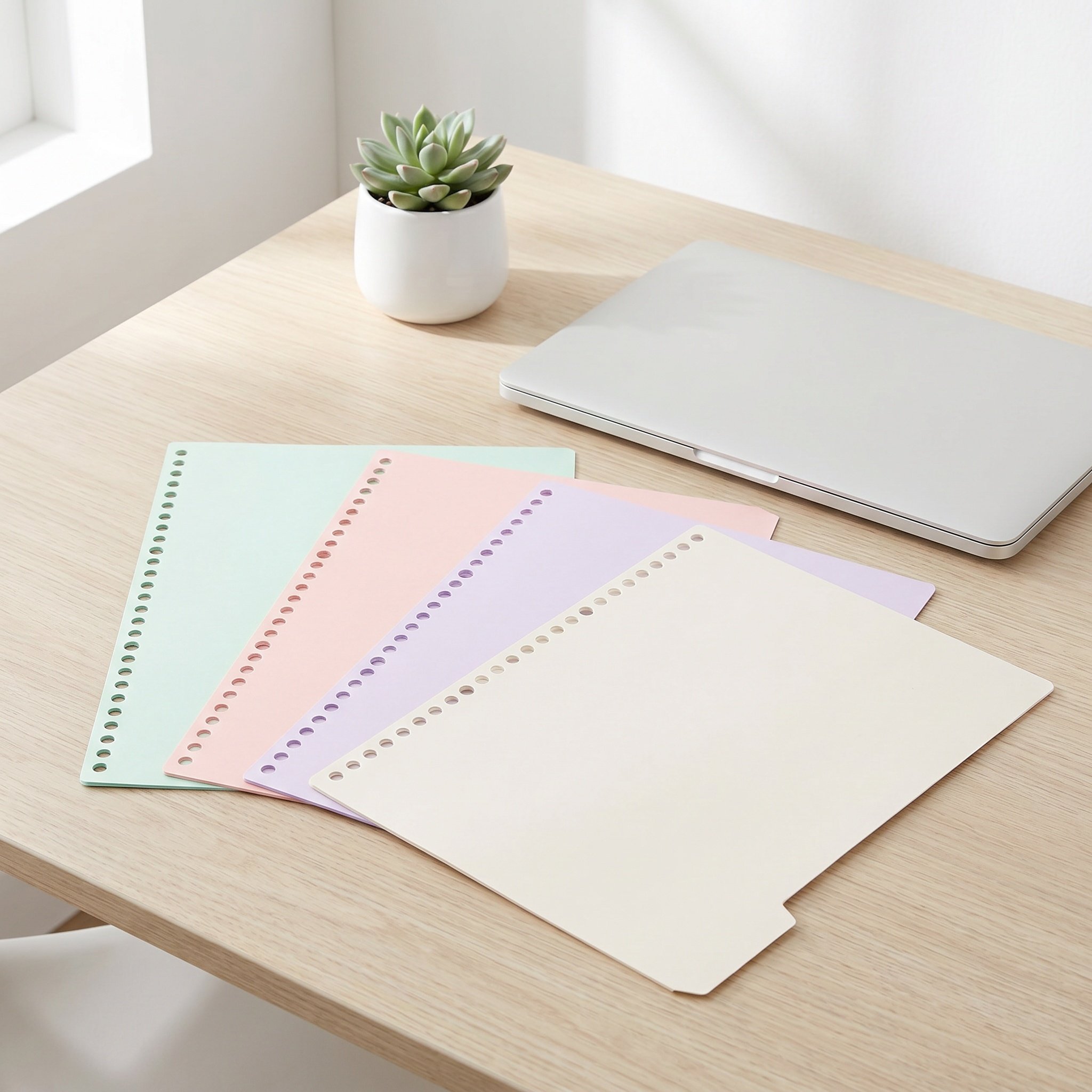Index Tab Divider - 15 ensembles de séparateurs d'index inscriptibles