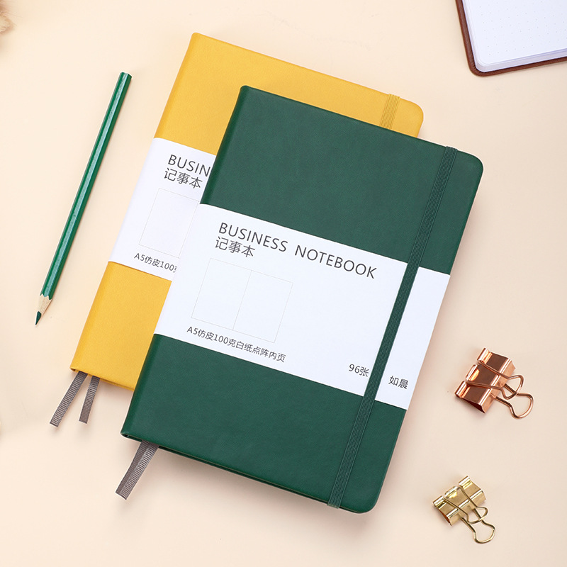 Notebook Dotted A5 - Cahiers A5, 4 types de pages
