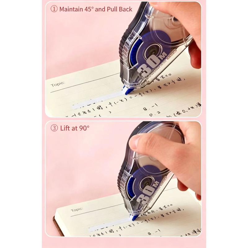 3/5 pièces Ruban Correcteur 8M - Correction Tape Roller avis et prix